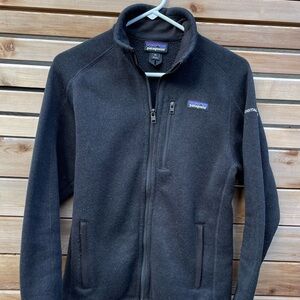 Patagonia Charcoal Zip-Up Fleece Jacket
